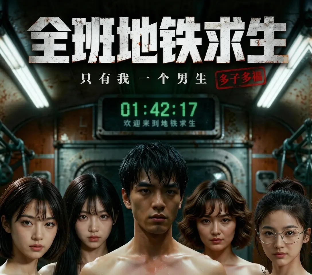 黄果AI短剧《全班地铁求生，只有我一个男生》全集-末日生存题材神作-超高清1080P未删减-免费在线观看